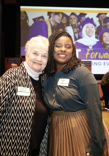 Diane Campbell and Jasmin Means at Pay It Forward 2026 Event