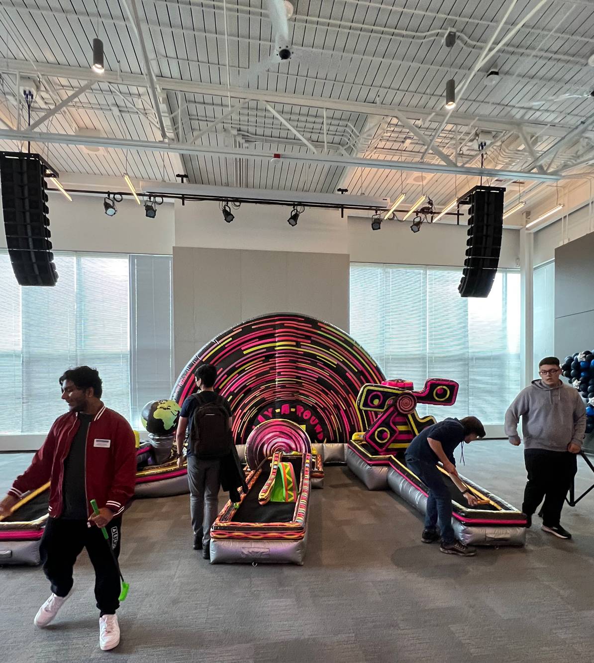 Student Life Diverse group of students smiling.