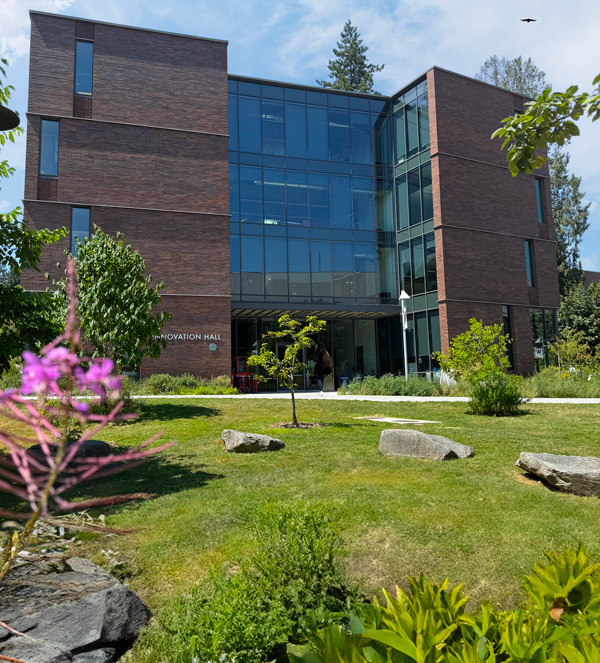 Innovation hall and food forest