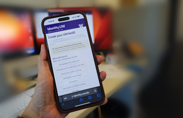 Hand holding a cellphone